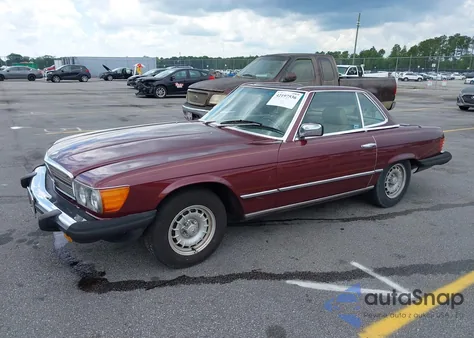 1985 Mercedes-Benz 380 Sl z USA, uszkodzony, nr VIN WDBBA45C0FA026342